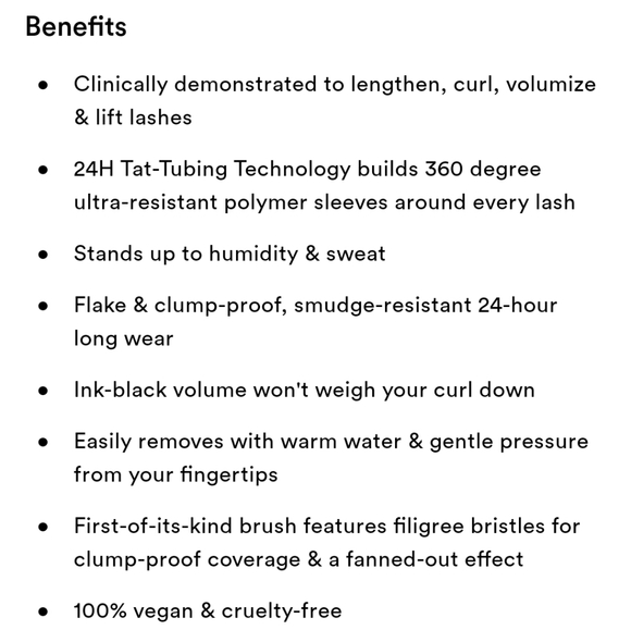 KVD BEAUTY FULL SLEEVE LONG + DEFINED TUBING MASCARA. - Picture 13 of 14